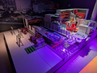Model elektrárny v infocentru.